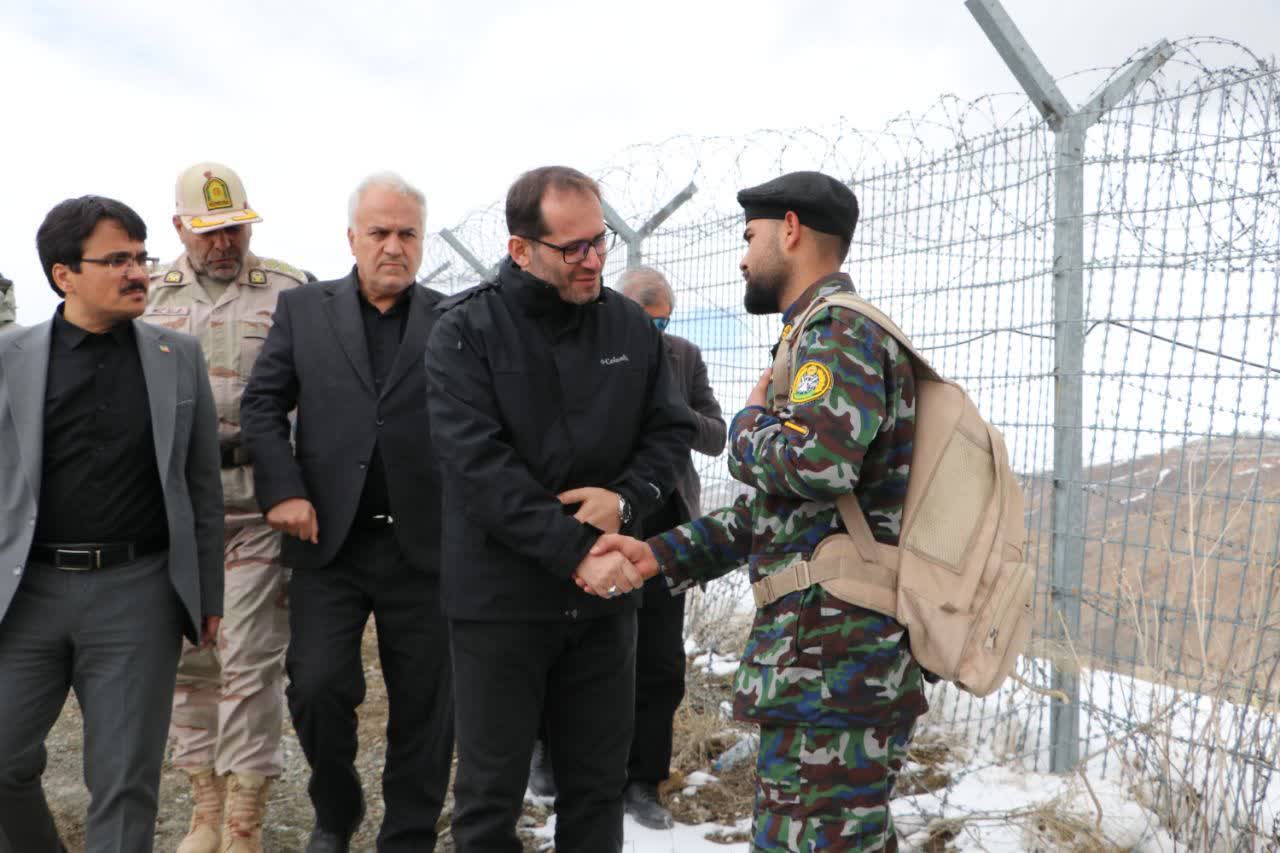 بازدید معاون استاندار آذربایجان‌غربی از مرز رازی خوی + تصاویر
