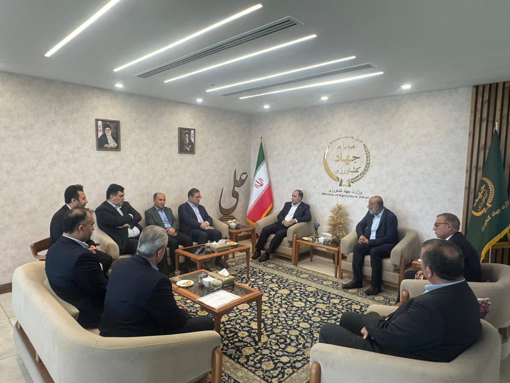 دیدار استاندار آذربایجانغربی با وزیر جهاد کشاورزی + تصاویر