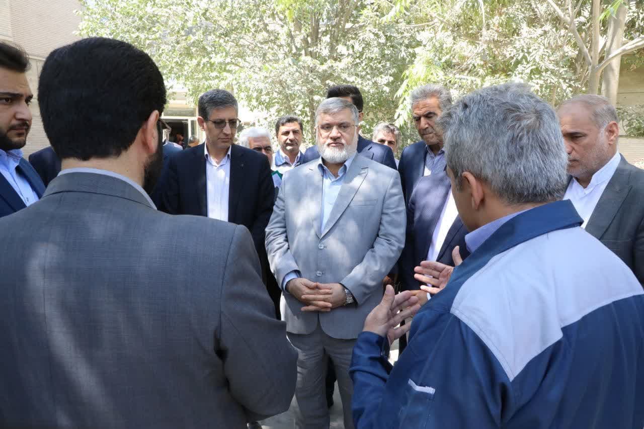 آلبوم تصویری / بازدید استاندار آذربایجان غربی از کارخانه های سیمان و پاکدیس ارومیه