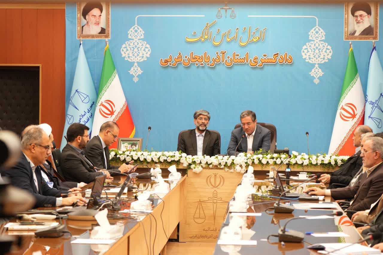 دیدار استاندار آذربایجانغربی با رئیس کل دادگستری استان + تصاویر