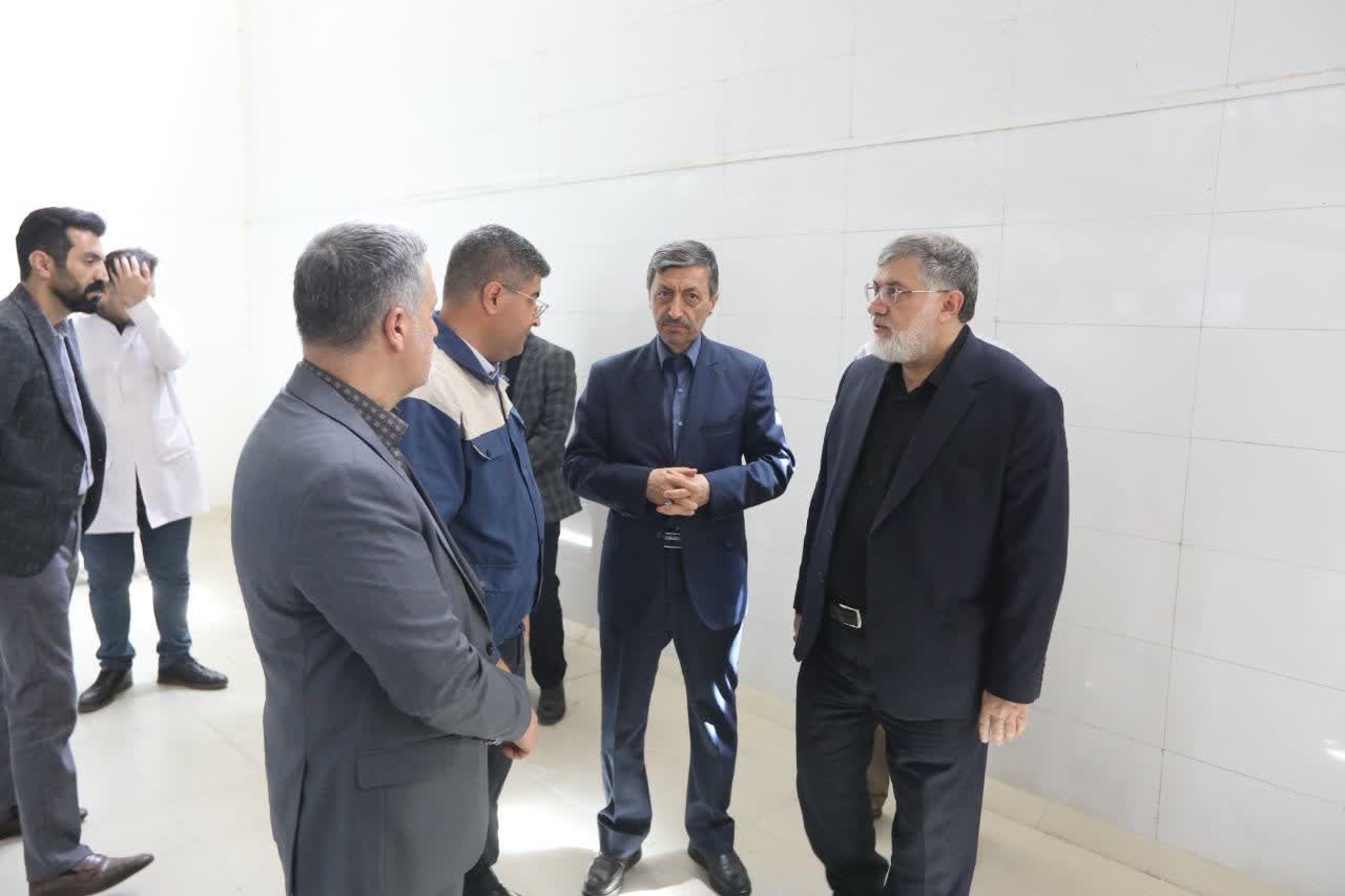 بازدید رئیس بنیاد مستضعفان انقلاب اسلامی و استاندار آذربایجان غربی از کارخانه پاکدیس ارومیه + تصاویر
