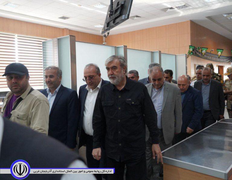 بازدید اعضا و رئیس کمیسیون امنیت ملی مجلس شورای اسلامی و معاون راهداری سازمان راهداری و حمل و نقل جاده ای از پایانه مرزی پلدشت در آذربایجان غربی+ آلبوم تصاویر