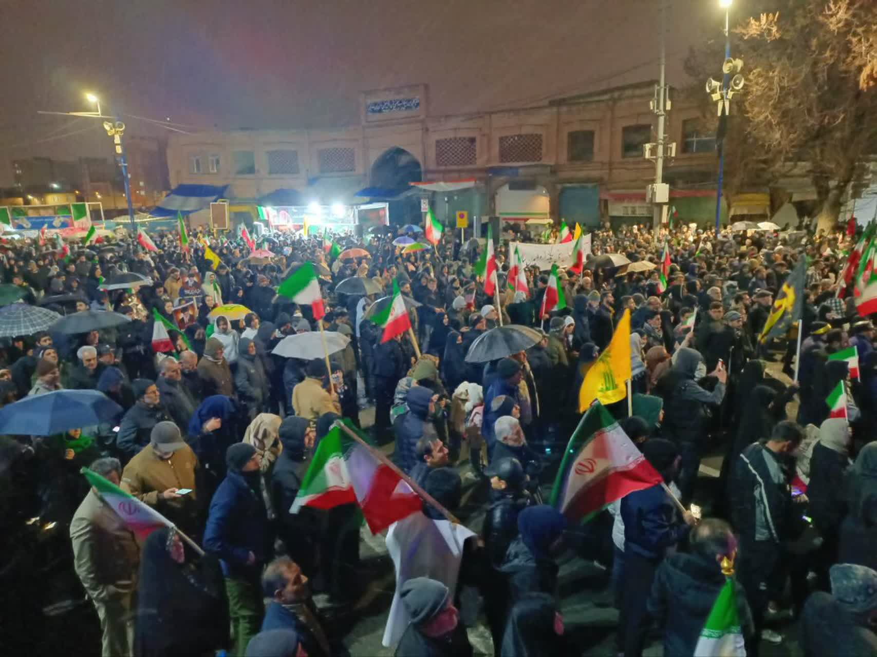 برگزاری آیین شهادت حضرت امام خامنه‌ای در ارومیه + تصاویر