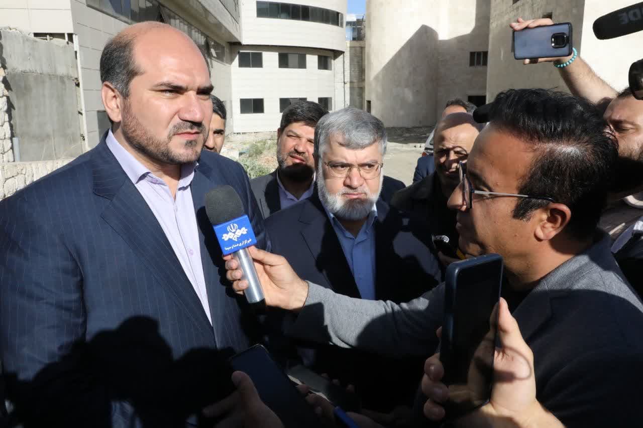 آلبوم تصویری / بازدید معاون اجرایی رئیس جمهور و سخنگوی دولت از پروژه بیمارستان شهید بهشتی ارومیه