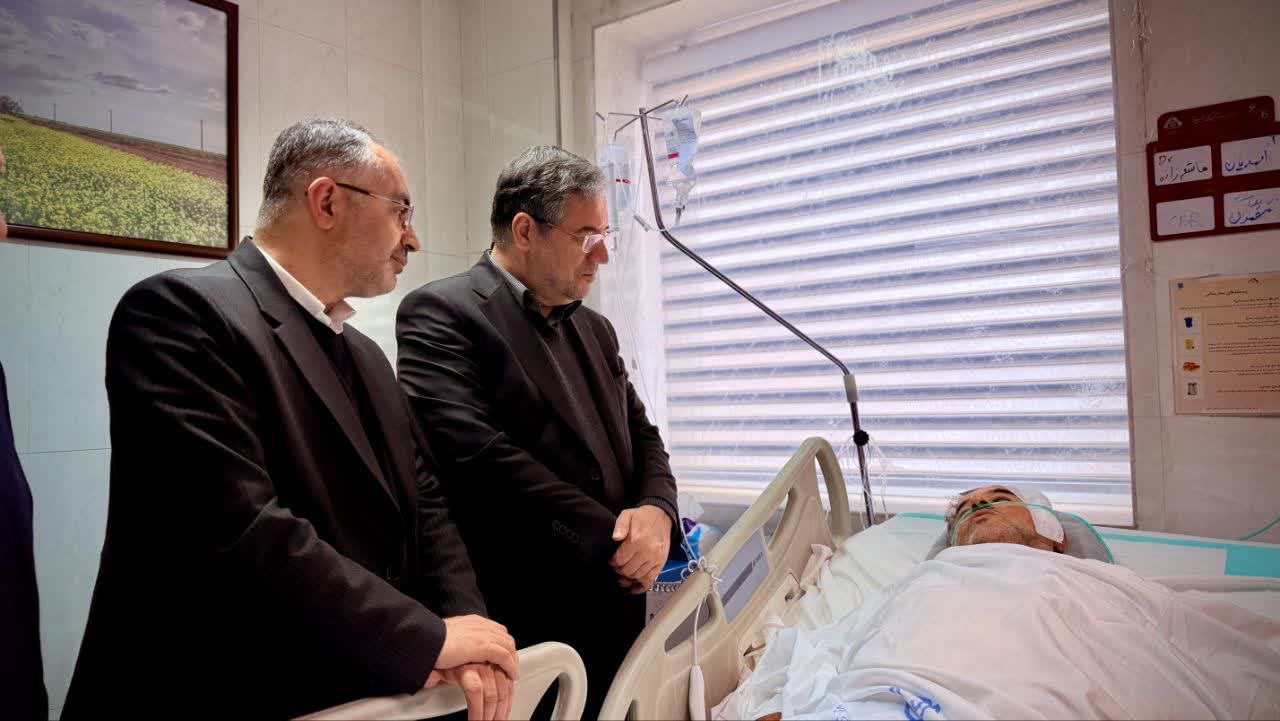 عیادت استاندار آذربایجان‌غربی از فرماندار چالدران + تصاویر