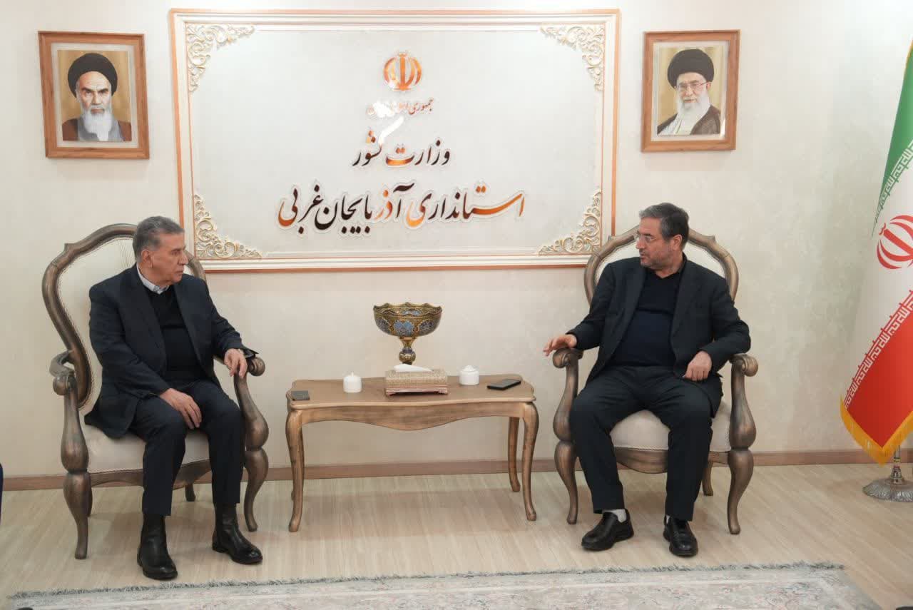 دیدار رئیس اتاق بازرگانی، صنایع، معادن و کشاورزی ایران با استاندار آذربایجانغربی + تصاویر