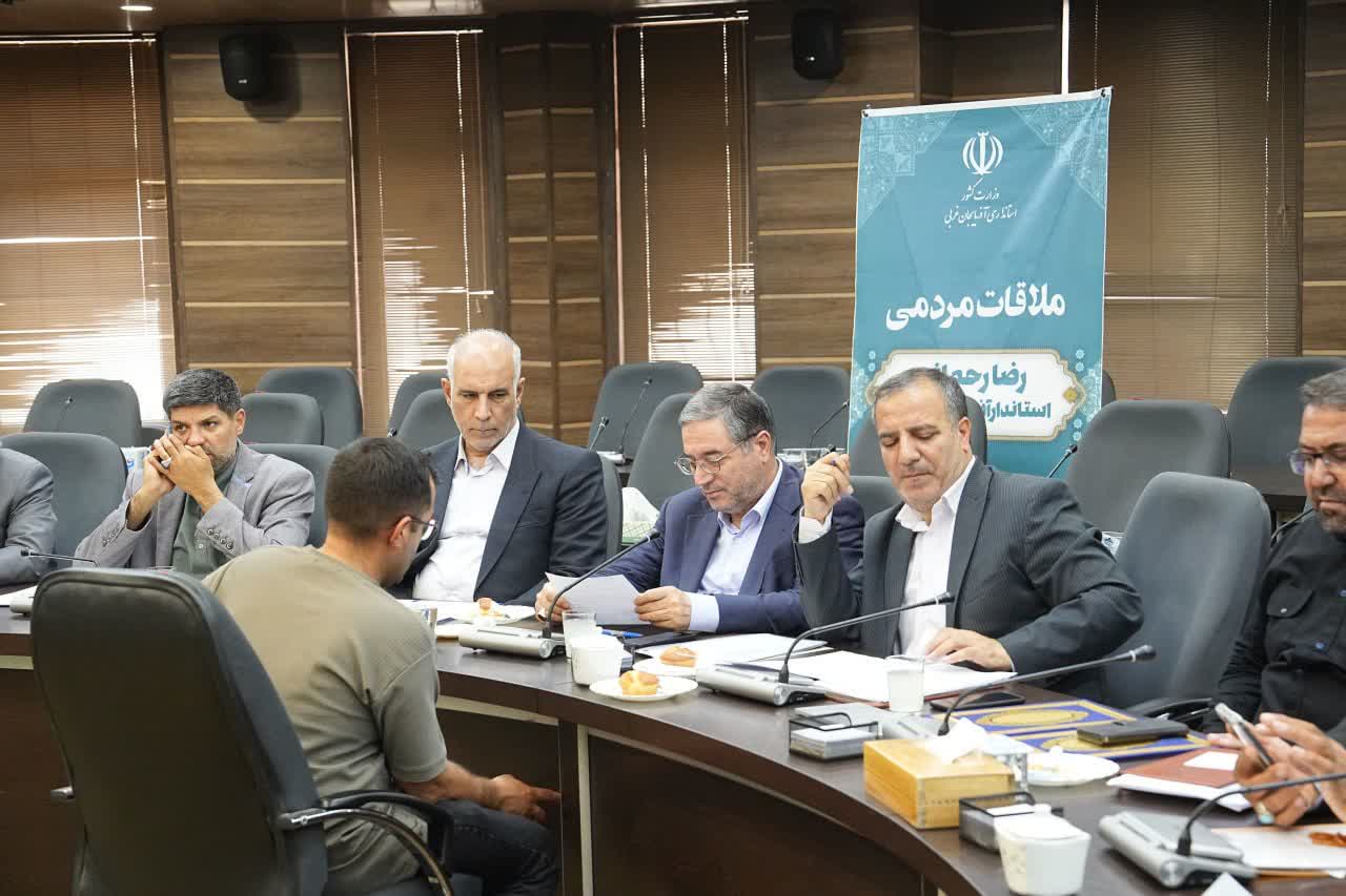 برگزاری ملاقات مردمی استاندار آذربایجانغربی + تصاویر