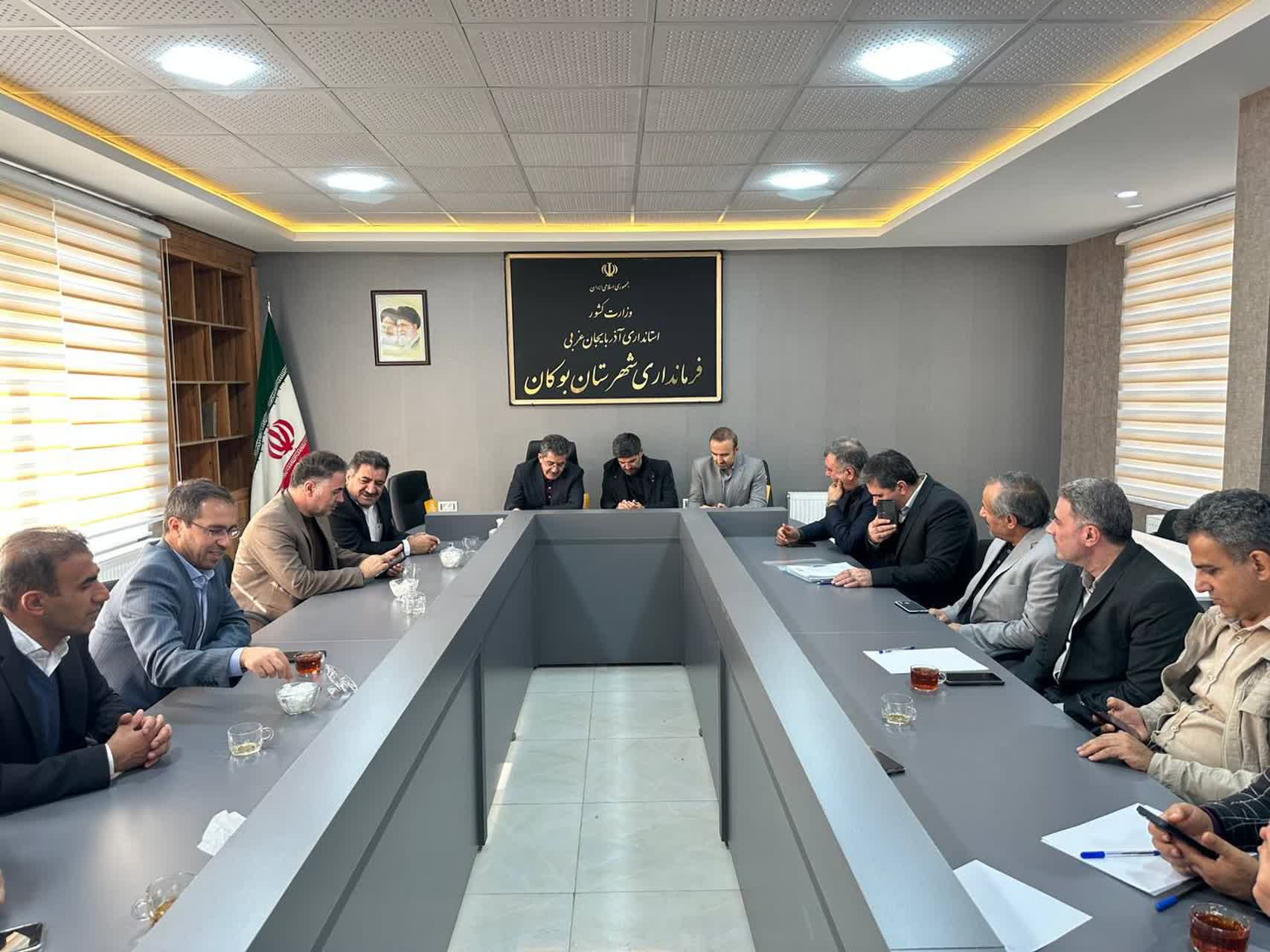 برگزاری جلسه ویژه بررسی طرحهای نهضت ملی مسکن در شهرستان بوکان