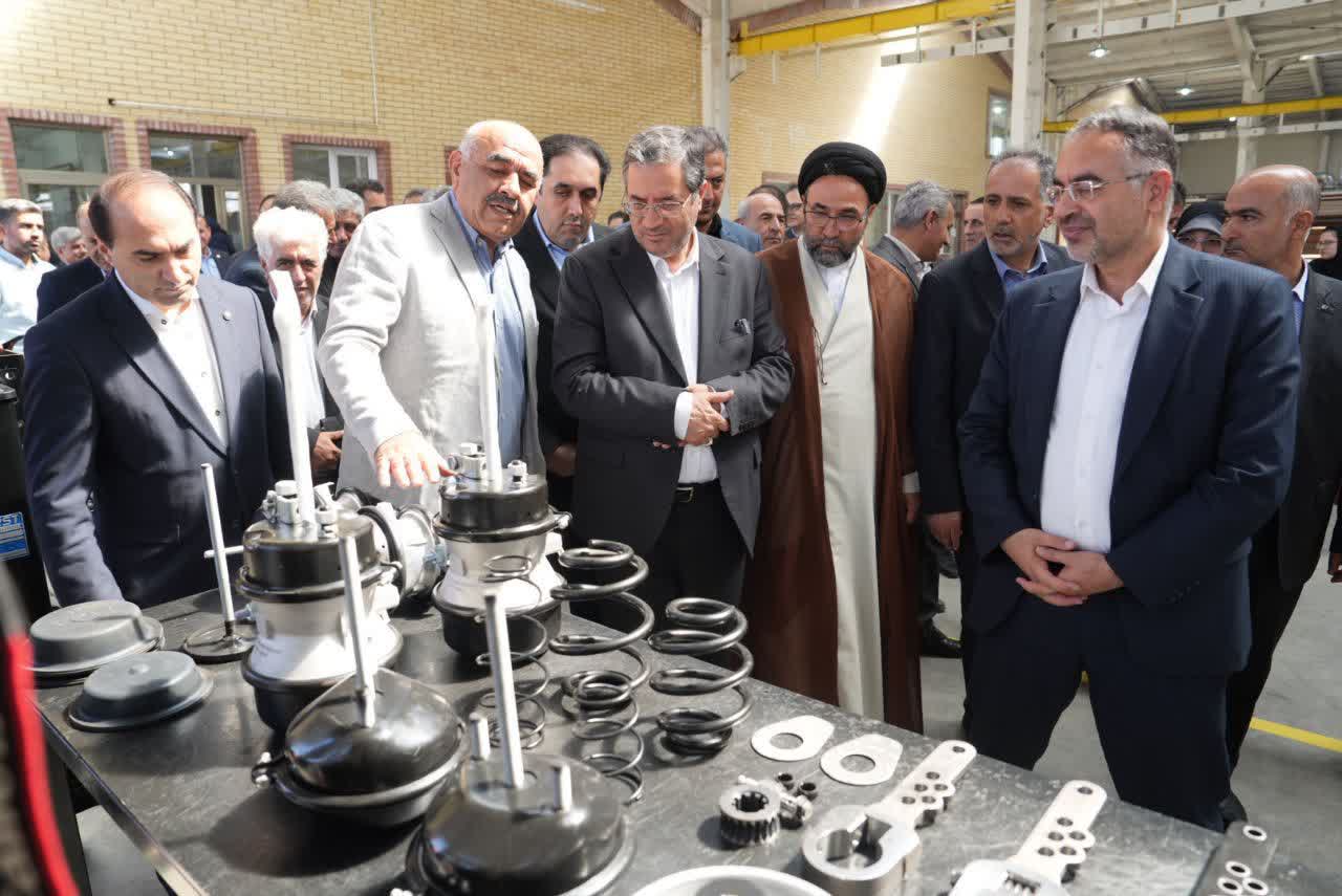 افتتاح واحد تولیدی ترمزسازان آذر اسپوتا در ارومیه + تصاویر