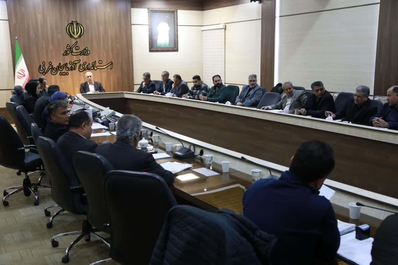 برگزاری جلسه کارگروه تسهیل و رفع موانع تولید آذربایجانغربی + تصاویر