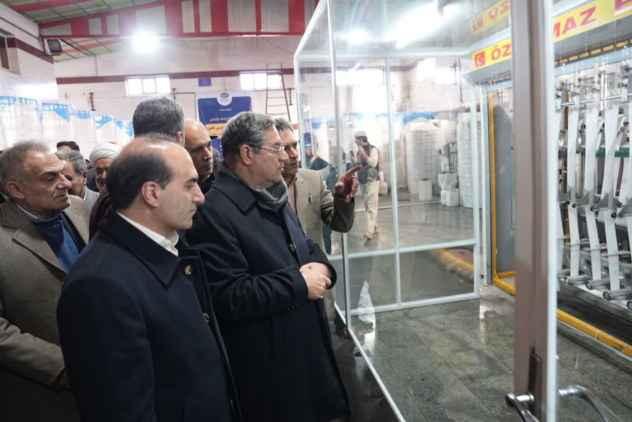 برگزاری آیین افتتاح واحد تولید دستمال مرطوب در چایپاره + تصاویر