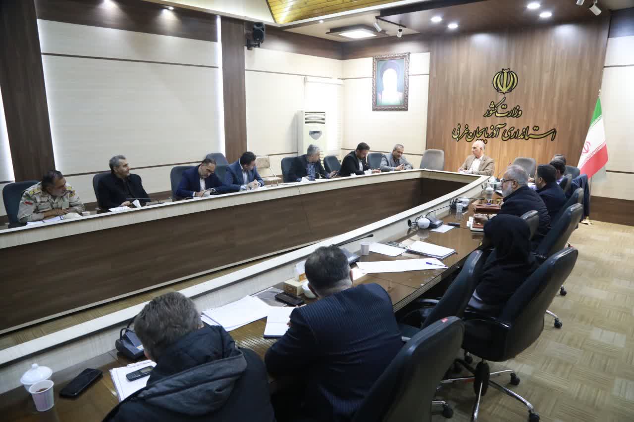 برگزاری جلسه شورای ساماندهی مبادلات مرزی آذربایجان‌غربی