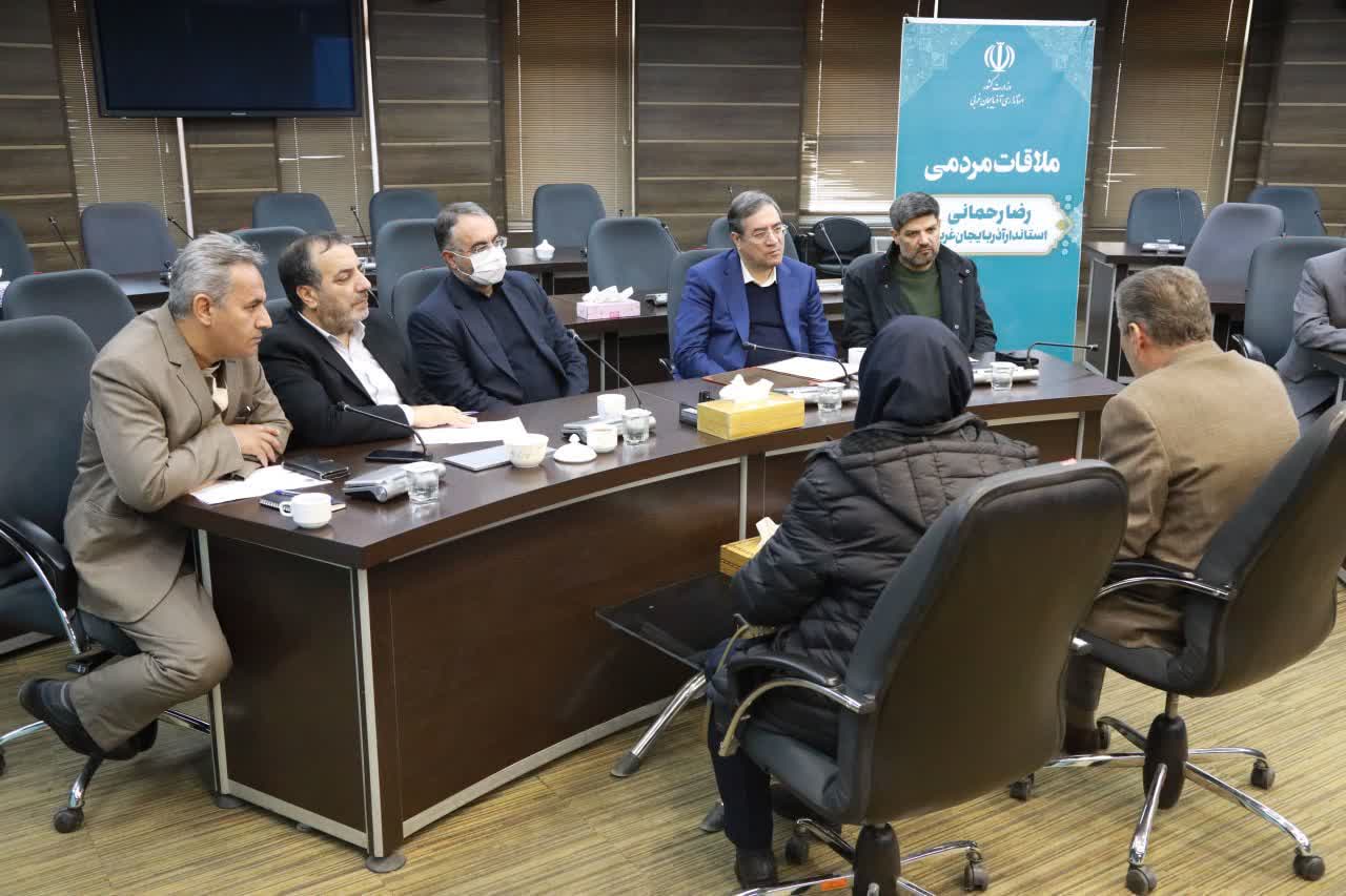 برگزاری ملاقات مردمی استاندار آذربایجانغربی + تصاویر