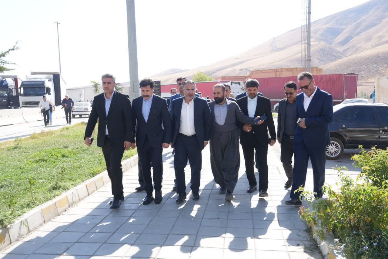 بازدید معاون رئیسجمهور از پایانه مرزی سرو + تصاویر