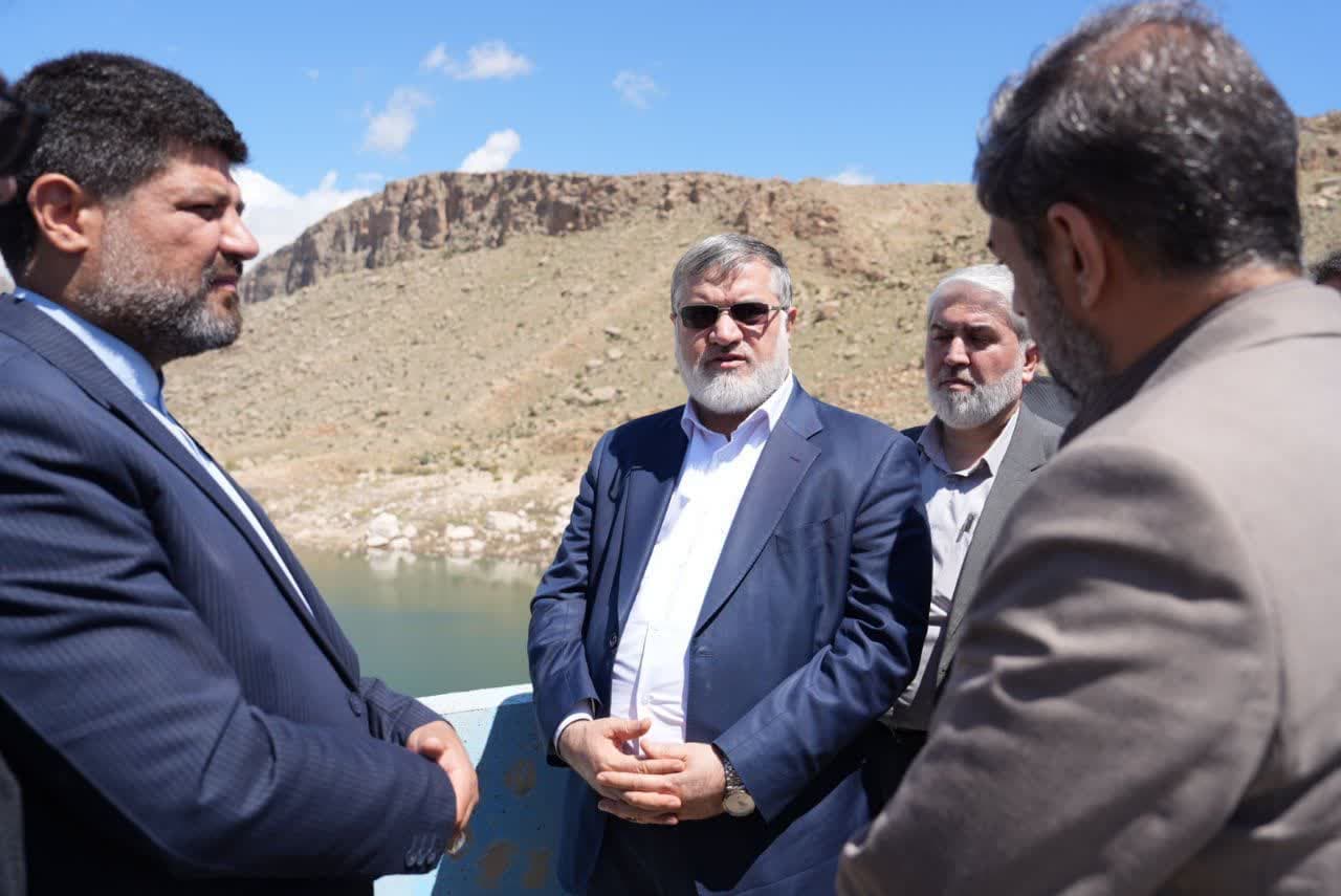 بازدید استاندار آذربایجانغربی از سد آغ چای + تصاویر