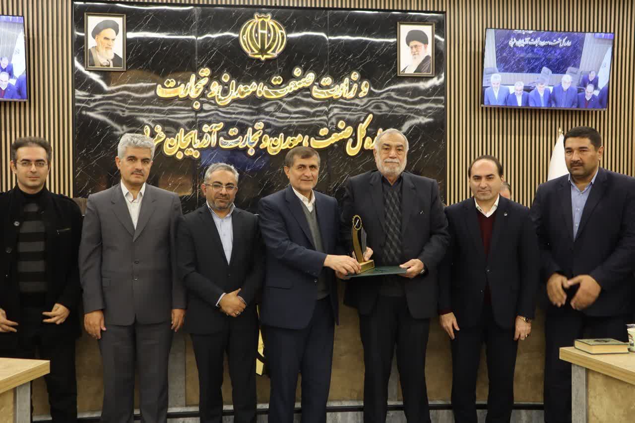 برگزاری آیین تجلیل از برترین‌های پژوهش و فناوری صنعت، معدن و تجارت آذربایجان‌غربی + تصاویر