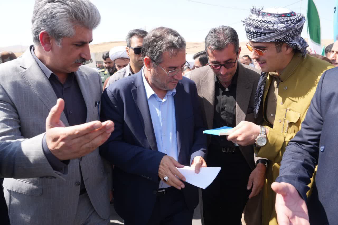 بهرهبرداری از پروژه ساماندهی ورودی شهر مهاباد از طرف بوکان و میاندوآب + تصاویر