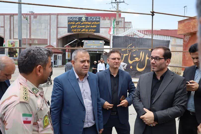 بازدید جانشین ستاد اربعین آذربایجان‌غربی از مرز تمرچین