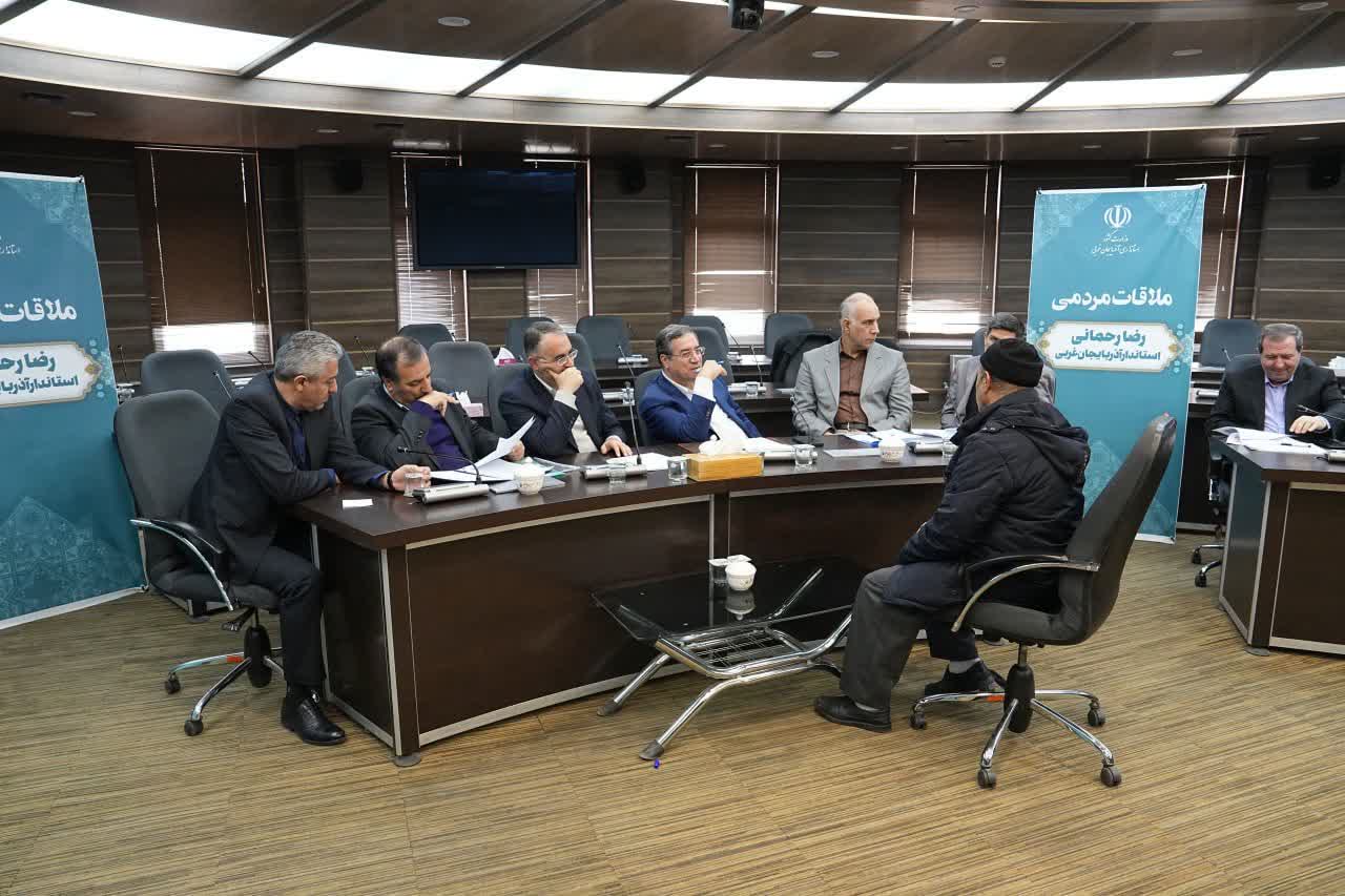 برگزاری ملاقات مردمی استاندار آذربایجان‌غربی + تصاویر