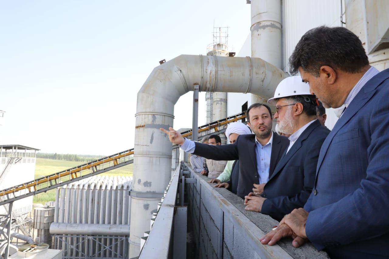 بازدید استاندار آذربایجانغربی از روند احداث کارخانه تولید سیلیکون + تصاویر