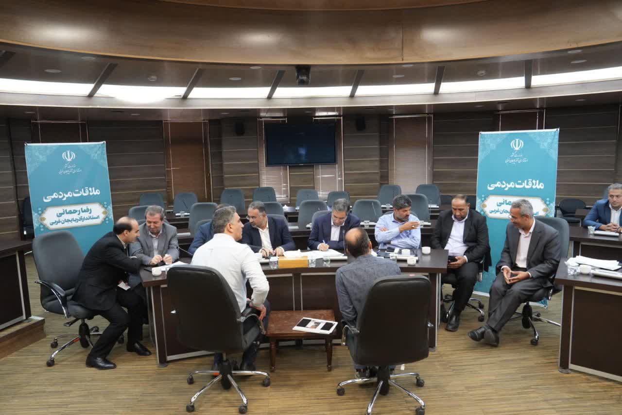 برگزاری ملاقات مردمی استاندار آذربایجانغربی + تصاویر