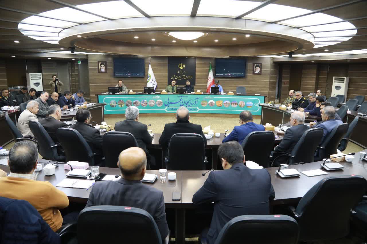 برگزاری جلسه شورای هماهنگی مدیریت بحران آذربایجانغربی + تصاویر