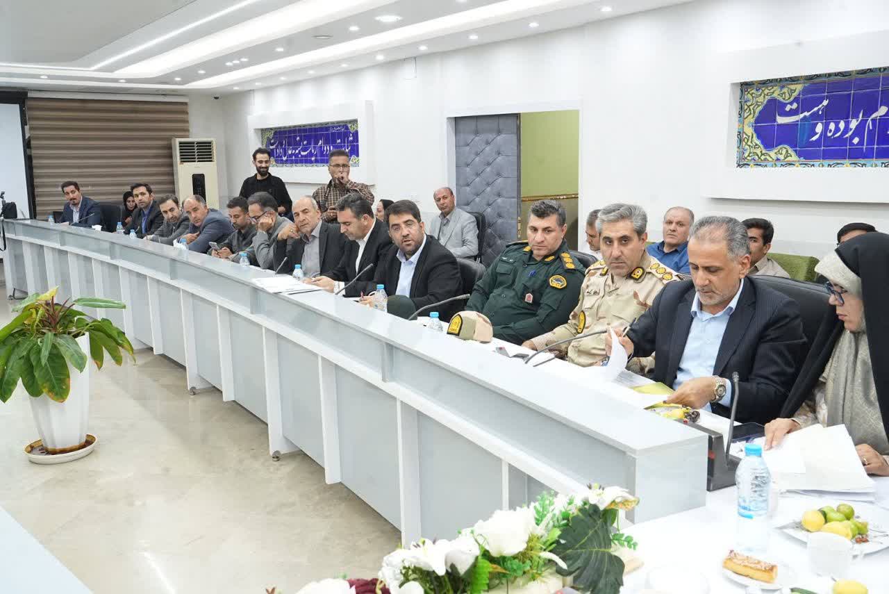 برگزاری جلسه شورای ساماندهی مبادلات مرزی آذربایجانغربی + تصاویر