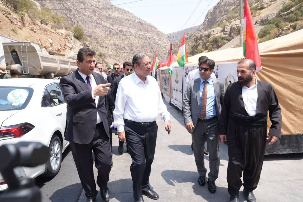 بازدید استاندار آذربایجانغربی از کانیماران عراق + تصاویر