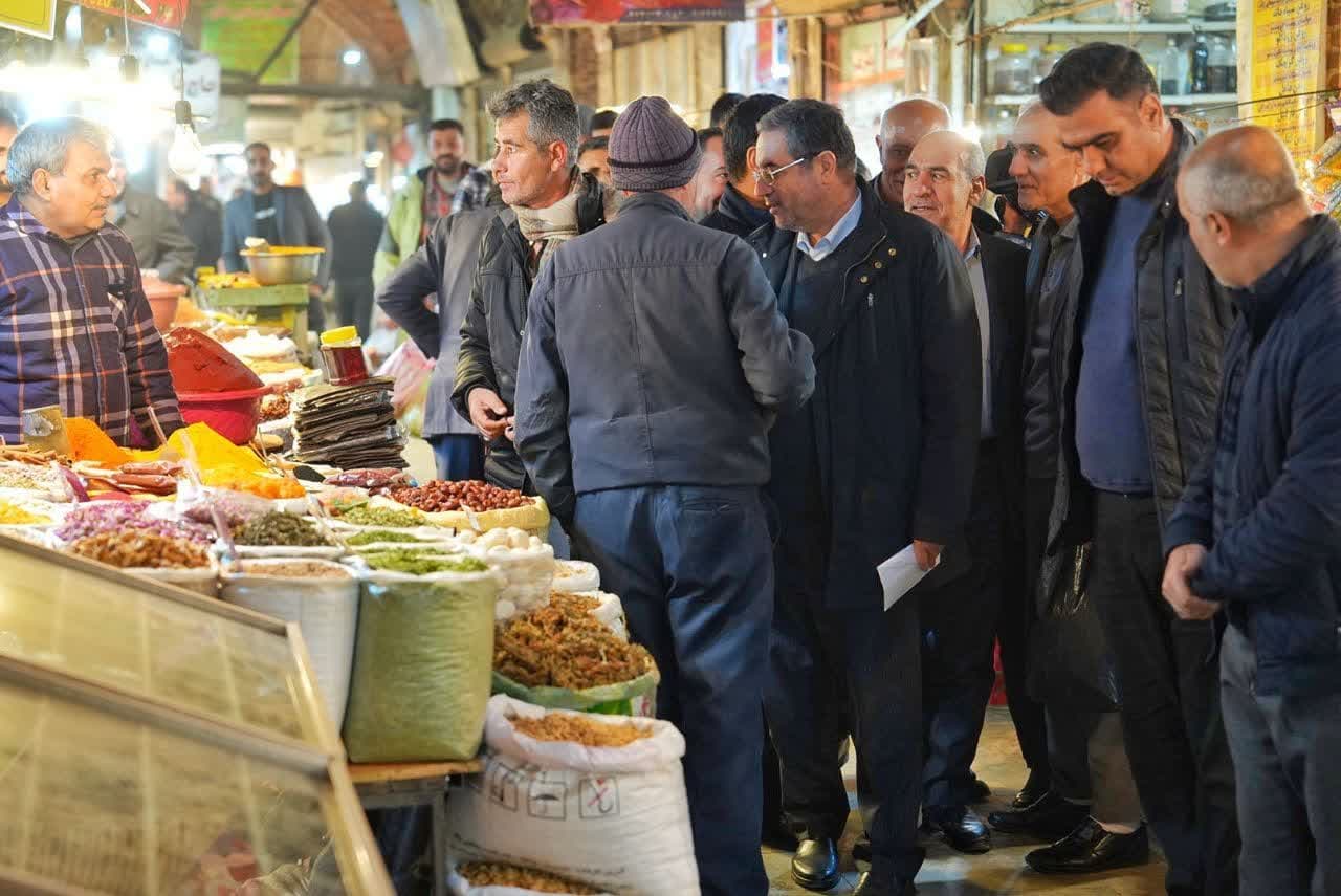 آلبوم تصویری / بازدید استاندار آذربایجانغربی از بازار قدیمی ارومیه