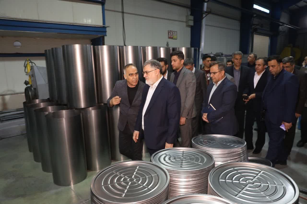 بازدید استاندار آذربایجان غربی از شرکت چلیک نارین غرب + تصاویر