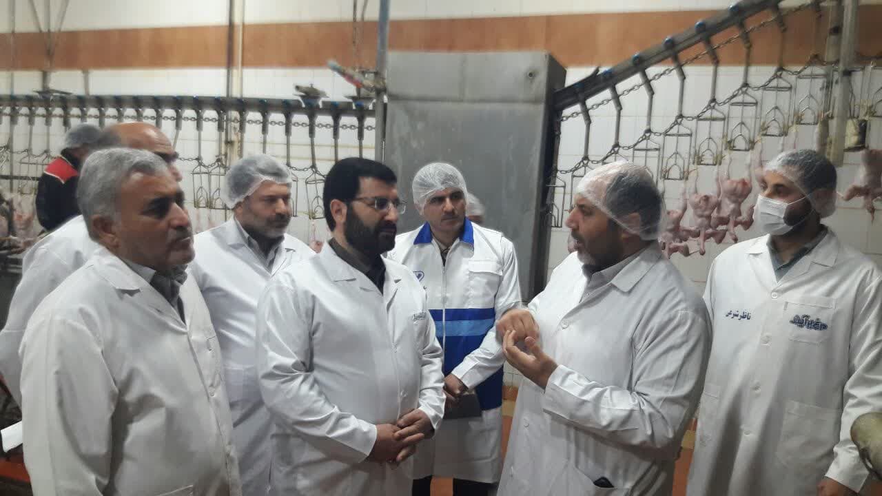 بازدید معاون هماهنگی امور اقتصادی استاندار آذربایجان غربی از کشتارگاه طیور برآیند ارومیه + تصاویر