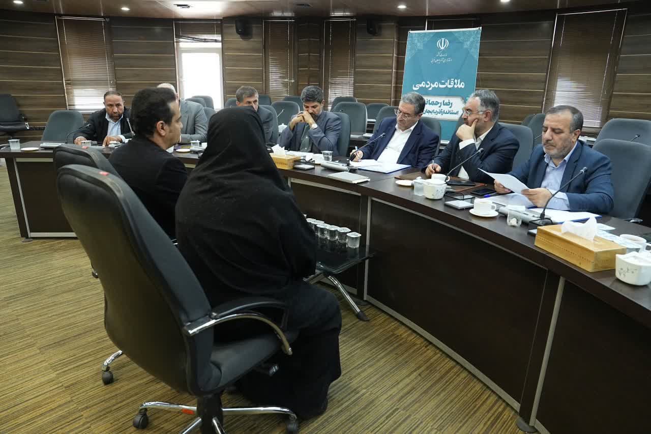 برگزاری ملاقات مردمی استاندار آذربایجانغربی + تصاویر