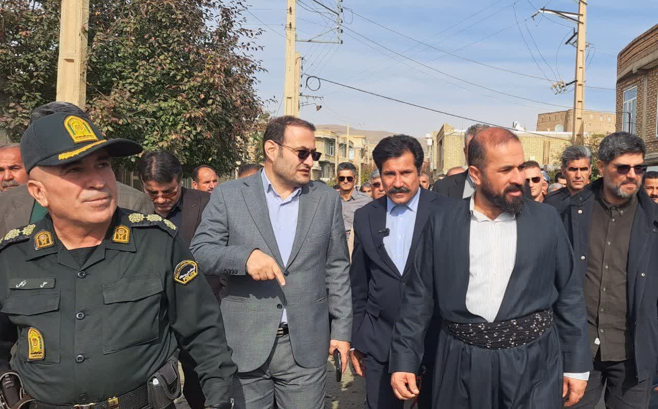 بررسی پروژههای عمرانی، آموزشی و خدماتی اشنویه در جریان سفر معاون رئیسجمهور + تصاویر