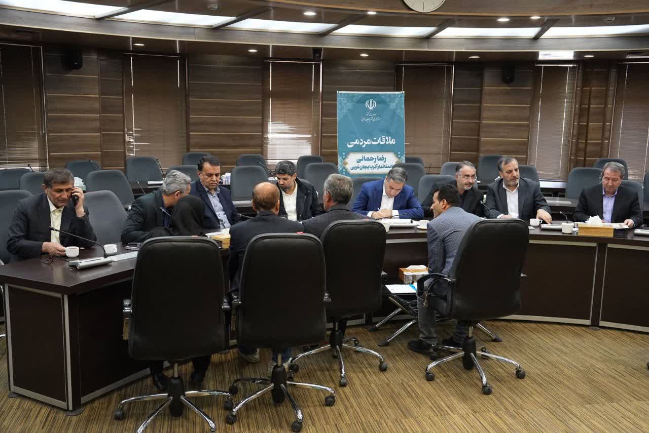 برگزاری ملاقات مردمی استاندار آذربایجانغربی + تصاویر