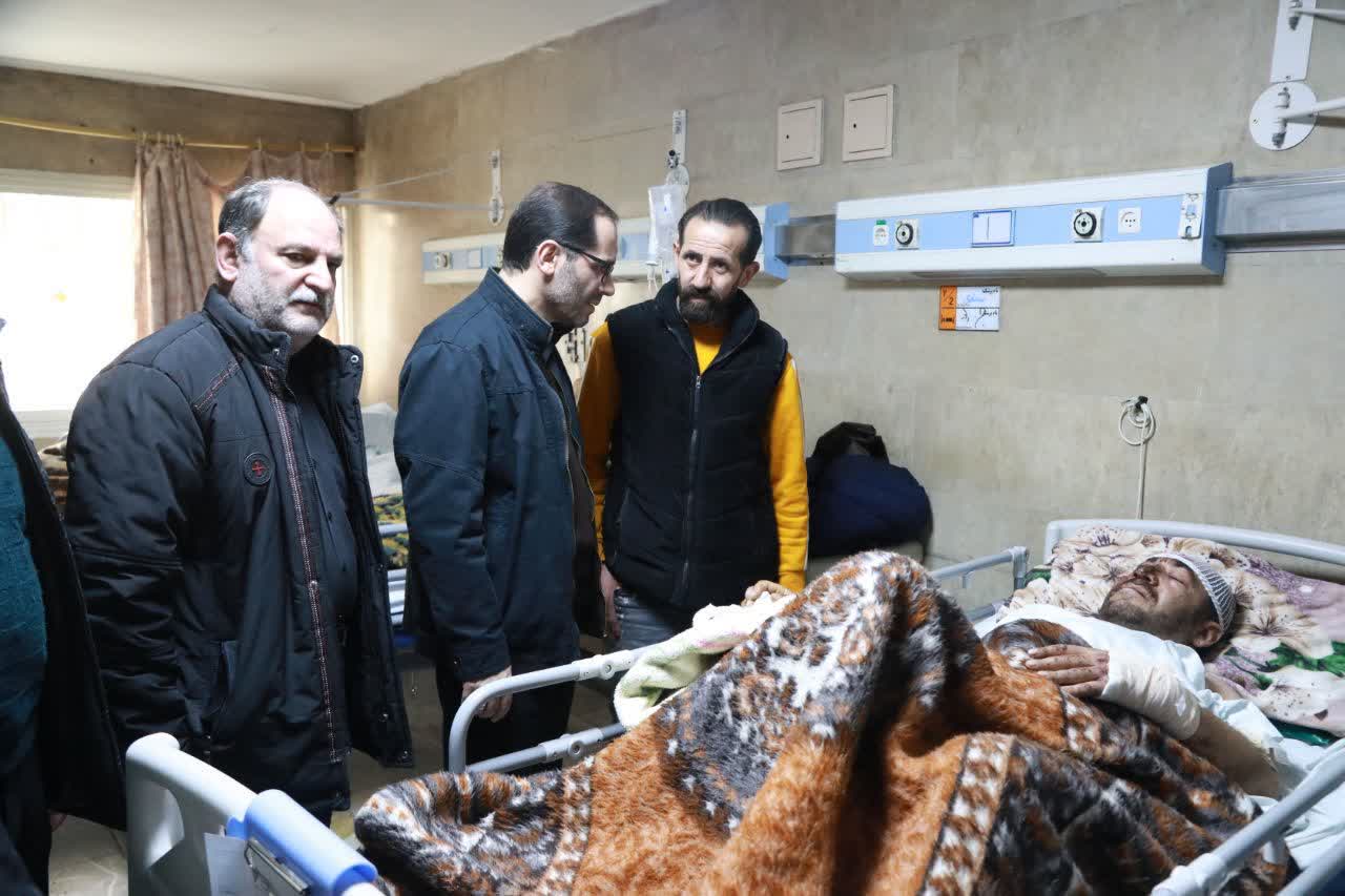 عیادت معاون استاندار آذربایجان‌غربی از مجروحان جنایات رژیم صهیونیستی + تصاویر