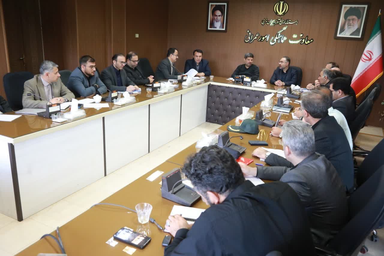 برگزاری جلسه بررسی روند اجرای مصوبات بازدید استاندار آذربایجانغربی از منطقه المهدی ارومیه + تصاویر