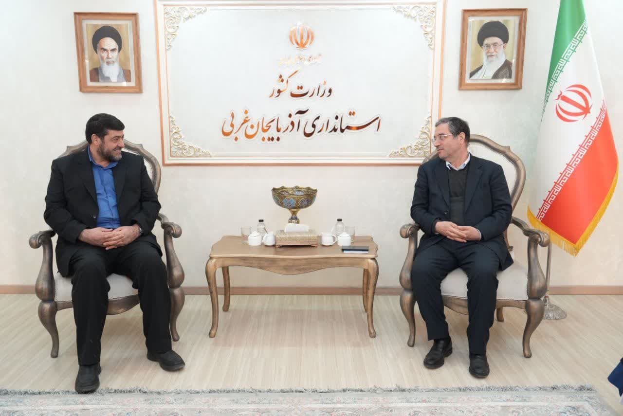 دیدار رئیس هلال احمر کشور با استاندار آذربایجانغربی + تصاویر
