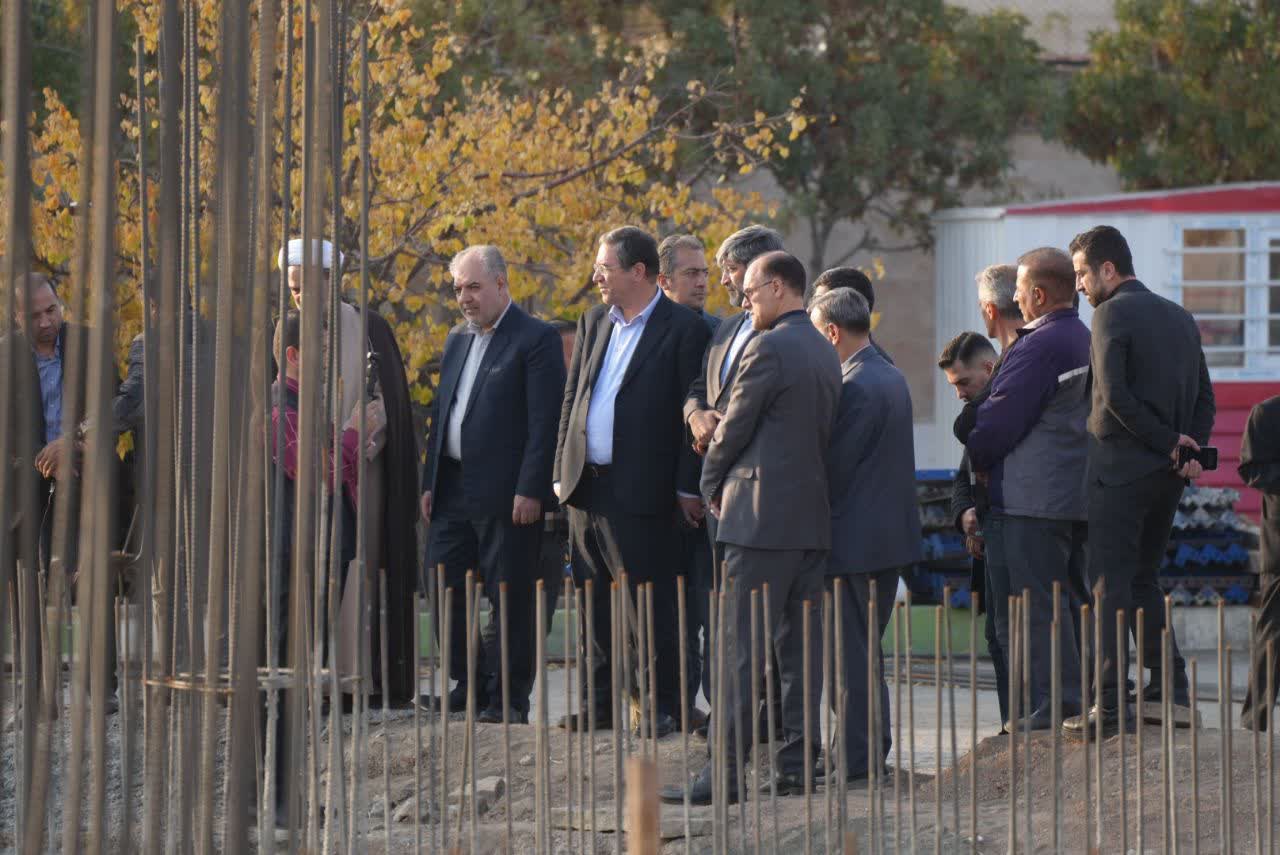 بازدید استاندار آذربایجانغربی از پروژه توسعه دادسرای عمومی و انقلاب ارومیه + تصاویر