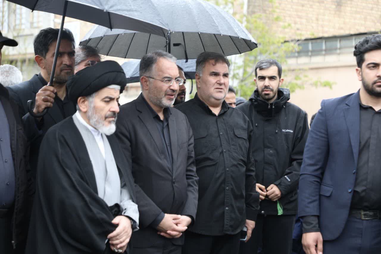 برگزاری آیین تشییع پیکر مطهر شهید مدافع وطن در ارومیه + تصاویر