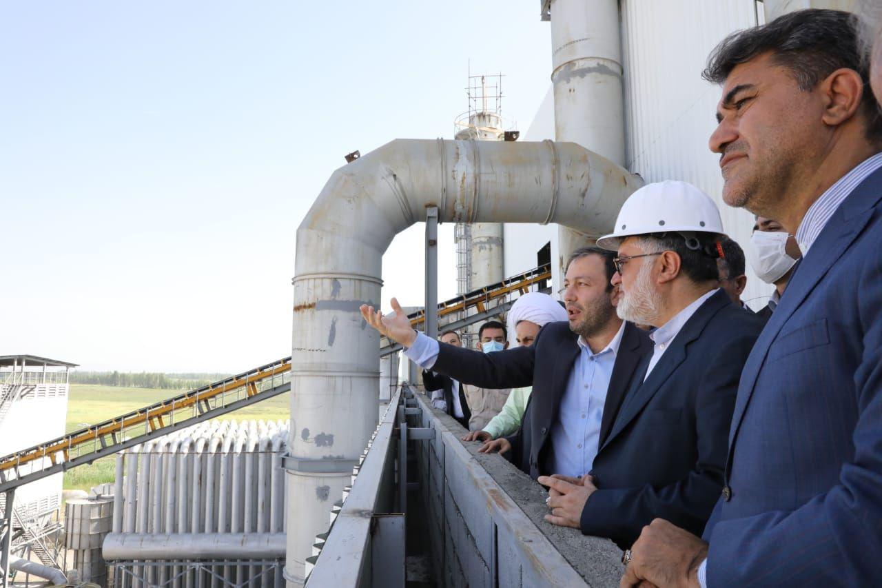 بازدید استاندار آذربایجانغربی از روند احداث کارخانه تولید سیلیکون + تصاویر
