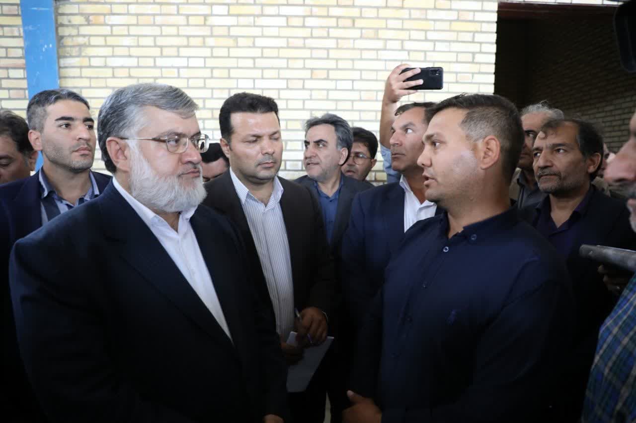 بازدید استاندار آذربایجان غربی از واحدهای تولیدی و صنعتی شهرستان میاندوآب + تصاویر