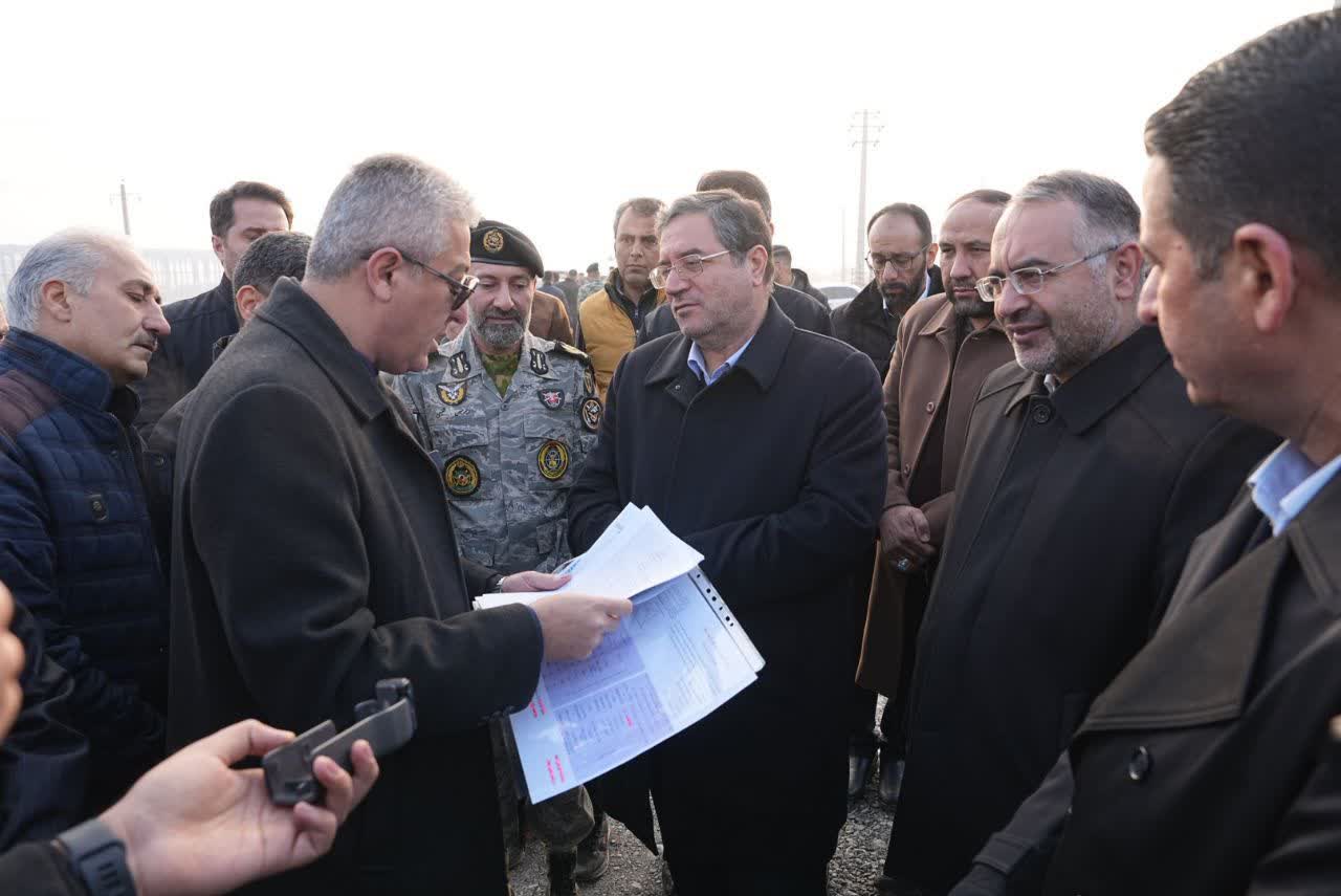 بازدید استاندار آذربایجان‌غربی از پروژه راهسازی محور ارومیه - اشنویه + تصاویر