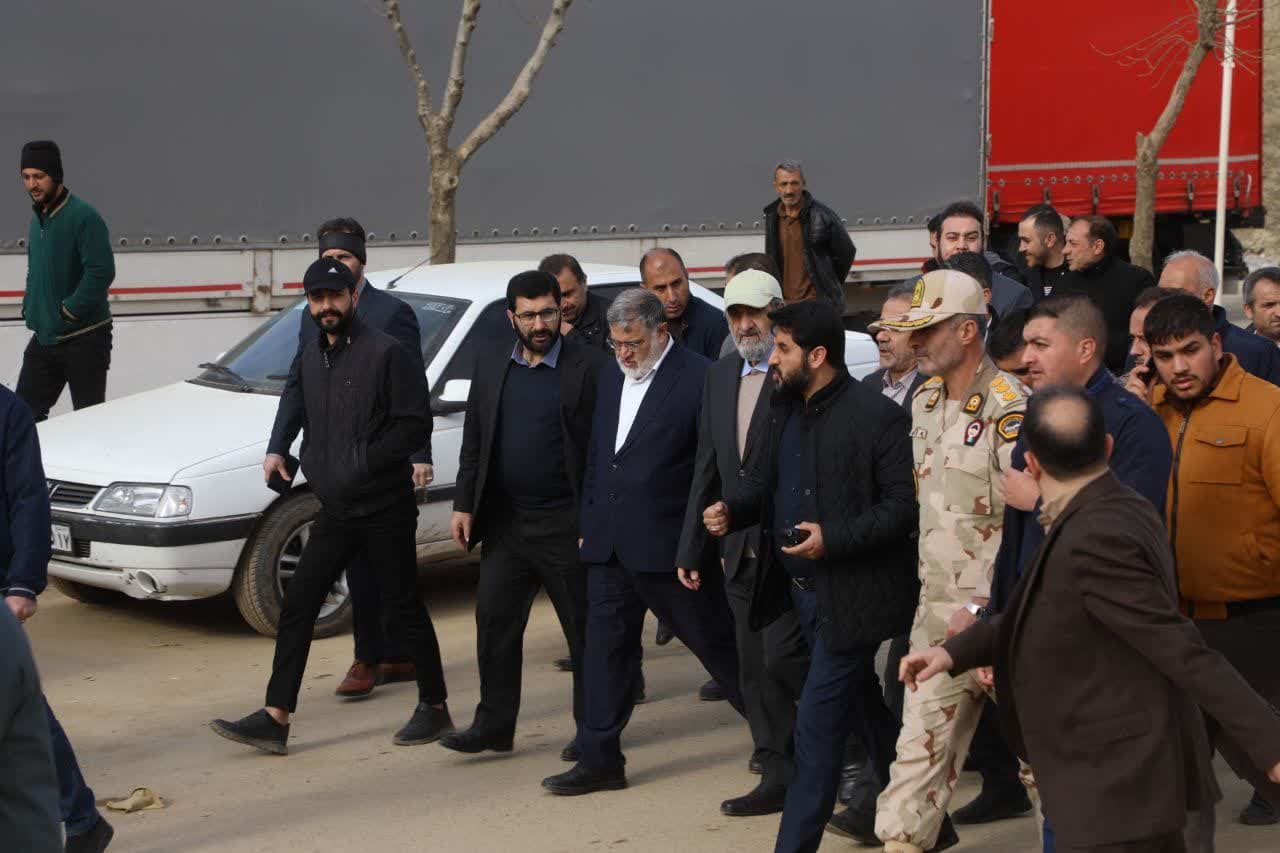 بازدید دبیر شورای عالی هماهنگی اقتصادی سران قوا و استاندار آذربایجانغربی از پایانه مرزی سرو + تصاویر