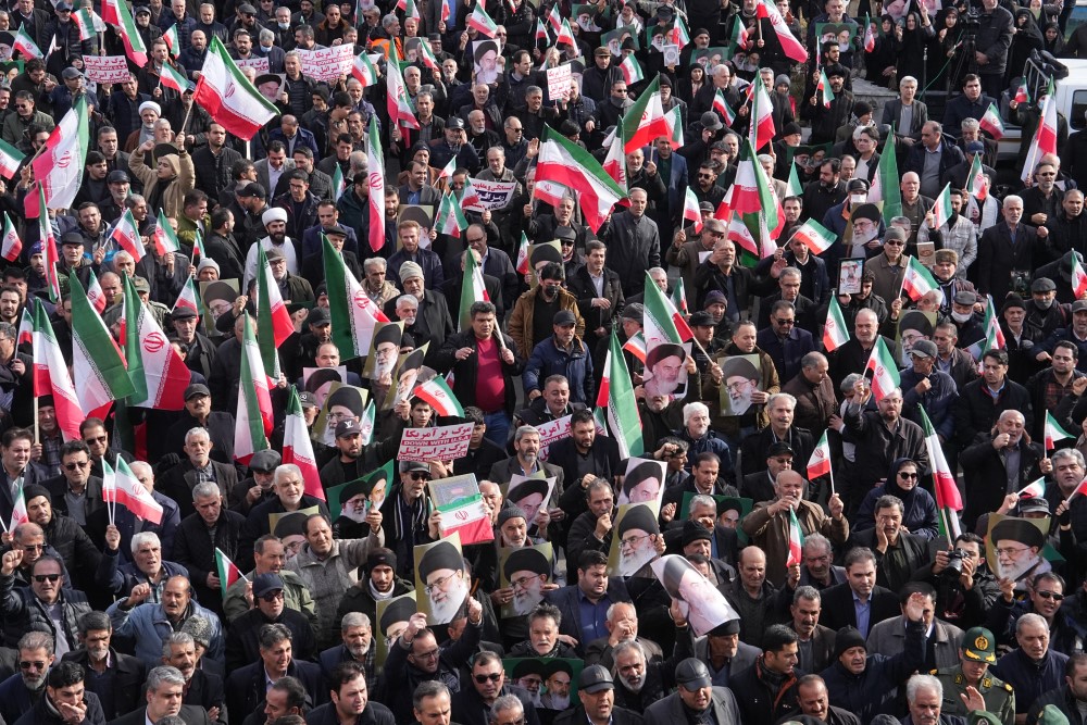 آلبوم تصویری / برگزاری تجمع مردم و مسئولان آذربایجان غربی برای محکومیت حوادث اخیر