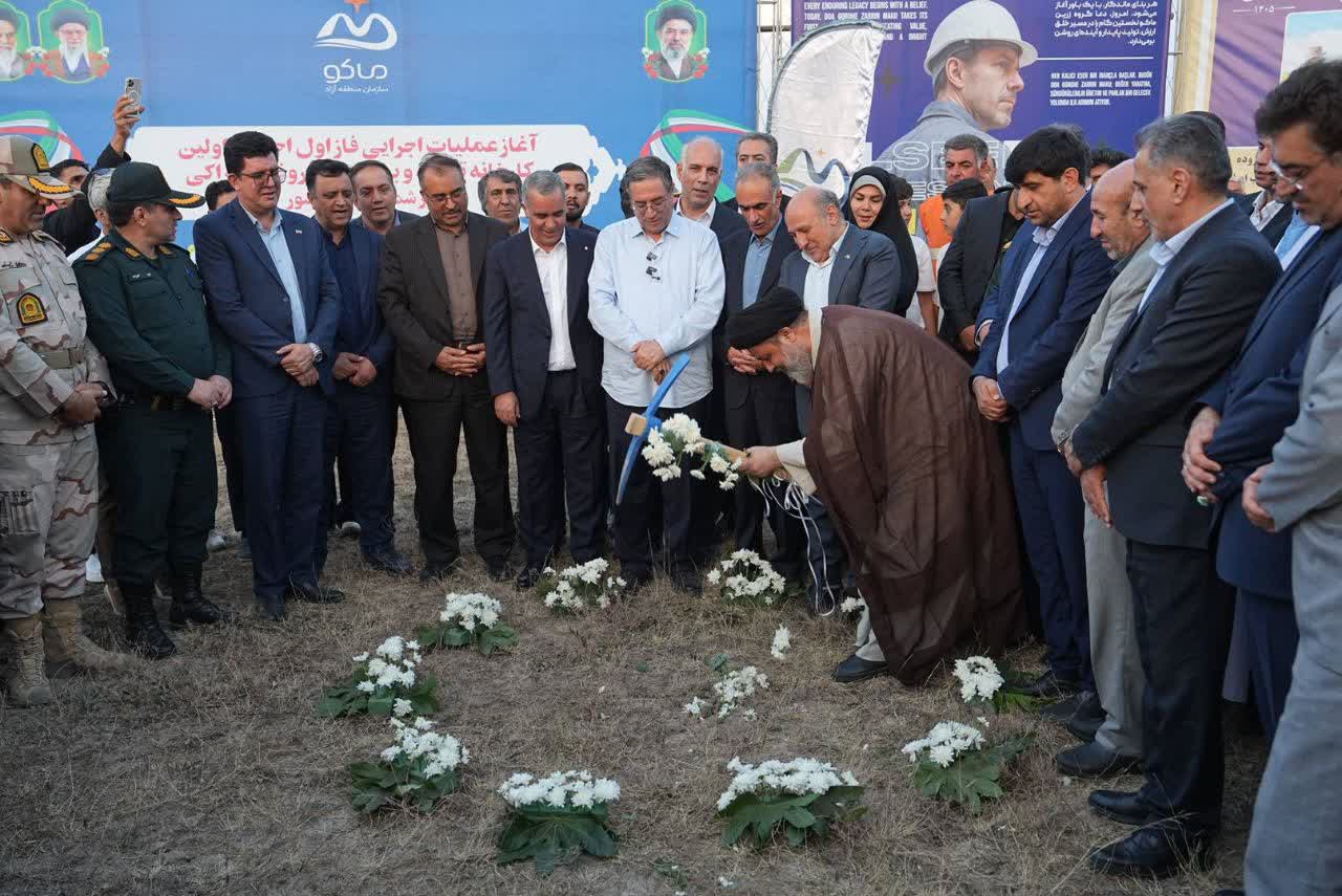 آغاز عملیات اجرایی نخستین کارخانه تولید، تصفیه و بستهبندی روغن خوراکی شمالغرب کشور در ماکو + تصاویر