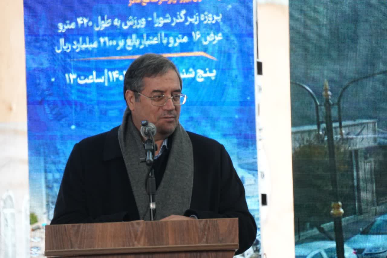 برگزاری آیین افتتاح پروژه زیرگذر شیخ صفیالدین اورموی در ارومیه + تصاویر