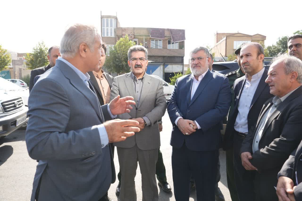بازدید استاندار آذربایجانغربی از چند طرح عمران شهری بوکان + تصاویر