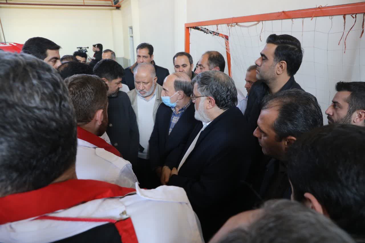 آلبوم تصویری / بازدید استاندار آذربایجانغربی و رئیس سازمان مدیریت بحران کشور از کمپ اسکان اضطراری جمعیت هلال احمر استان