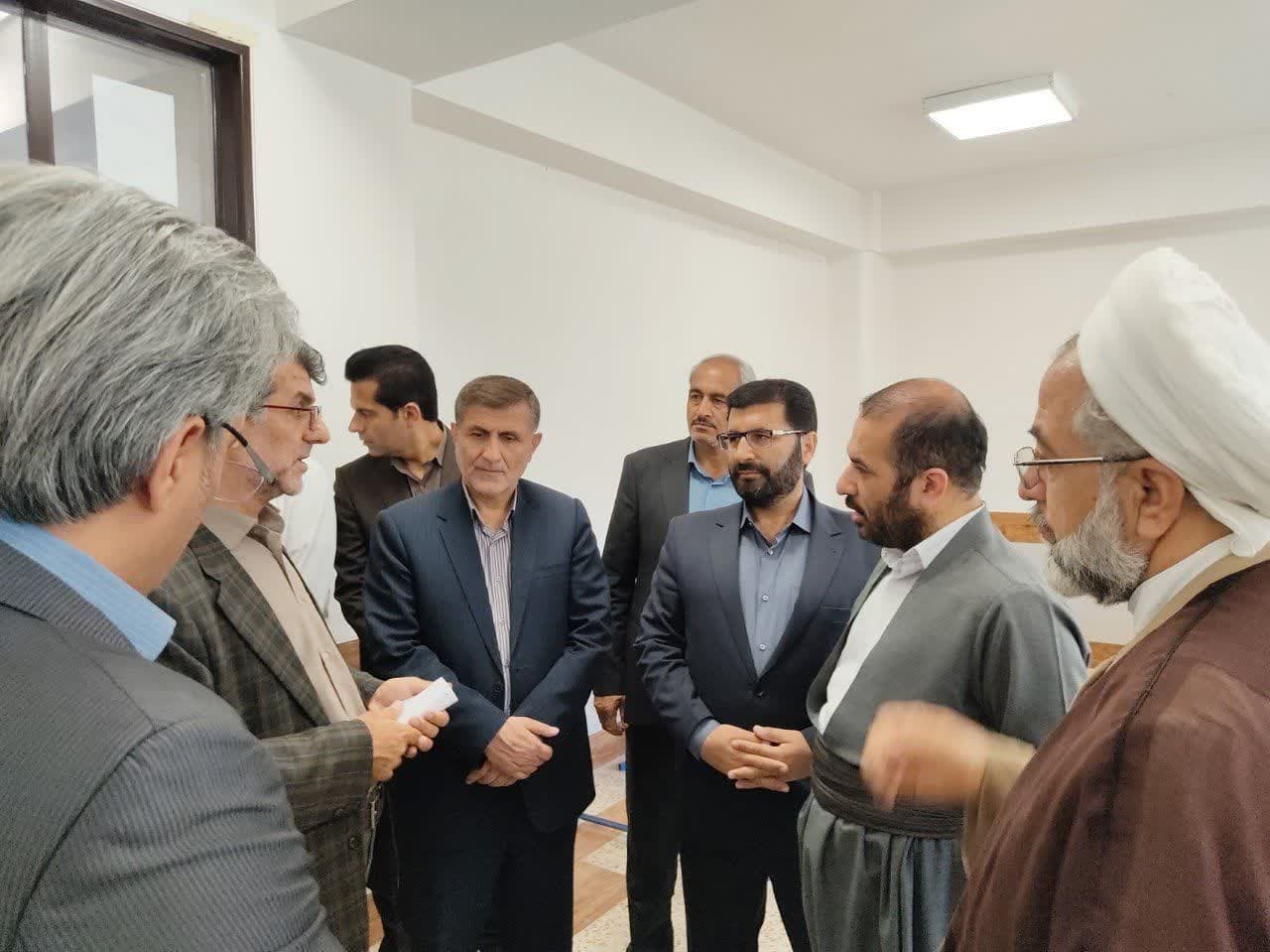 افتتاح ساختمان آموزشی دبیرستان شش کلاسه شبانه روزی شهید بهشتی شهرلاجان