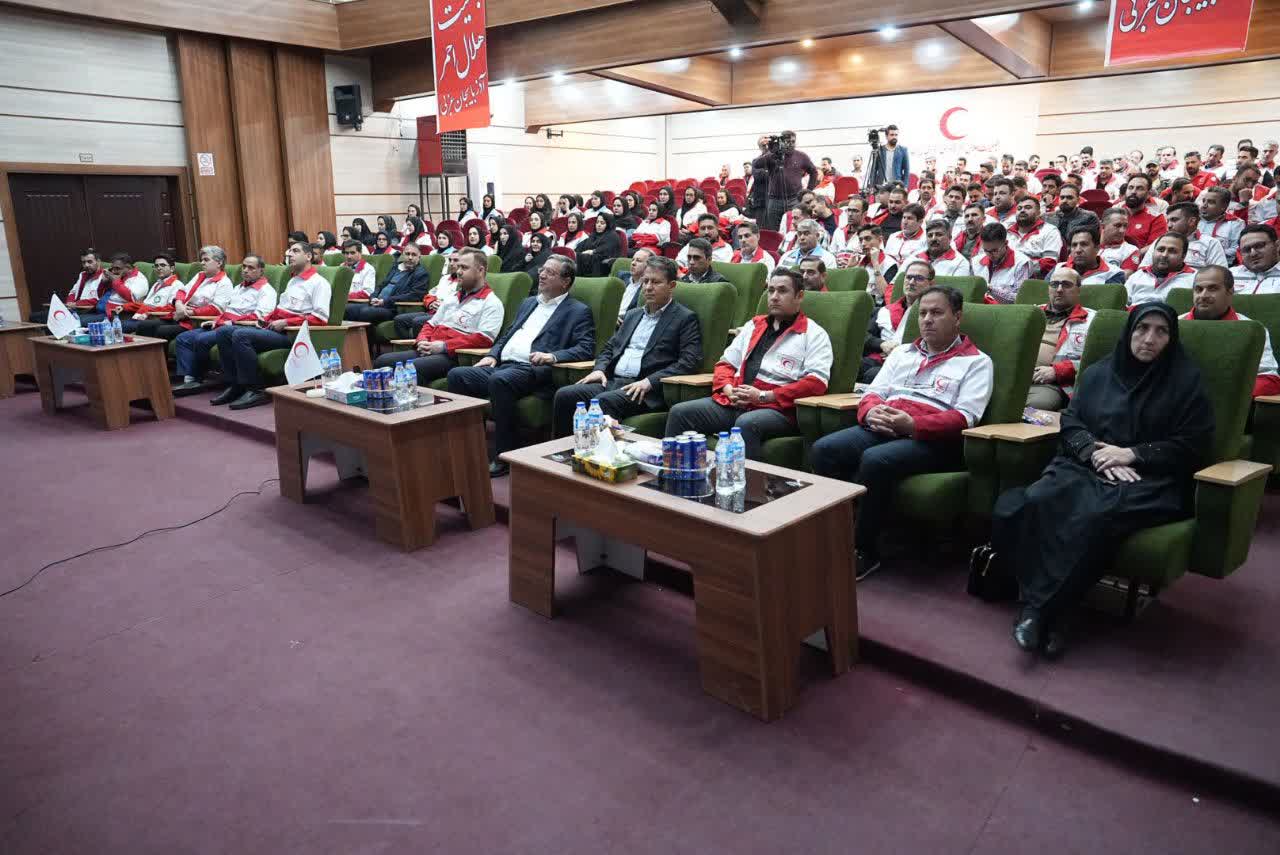 آلبوم تصویری / برگزاری مراسم تجلیل از رشادت‌های امدادگران جمعیت هلال احمر آذربایجان‌غربی
